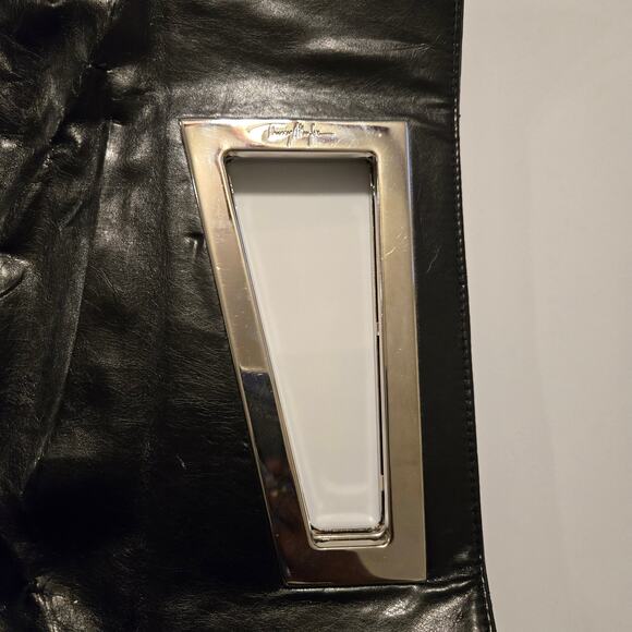 not for sale-Thierry MuglerVintage Leather Fold Over Clutch--Not for sale - Picture 6 of 8